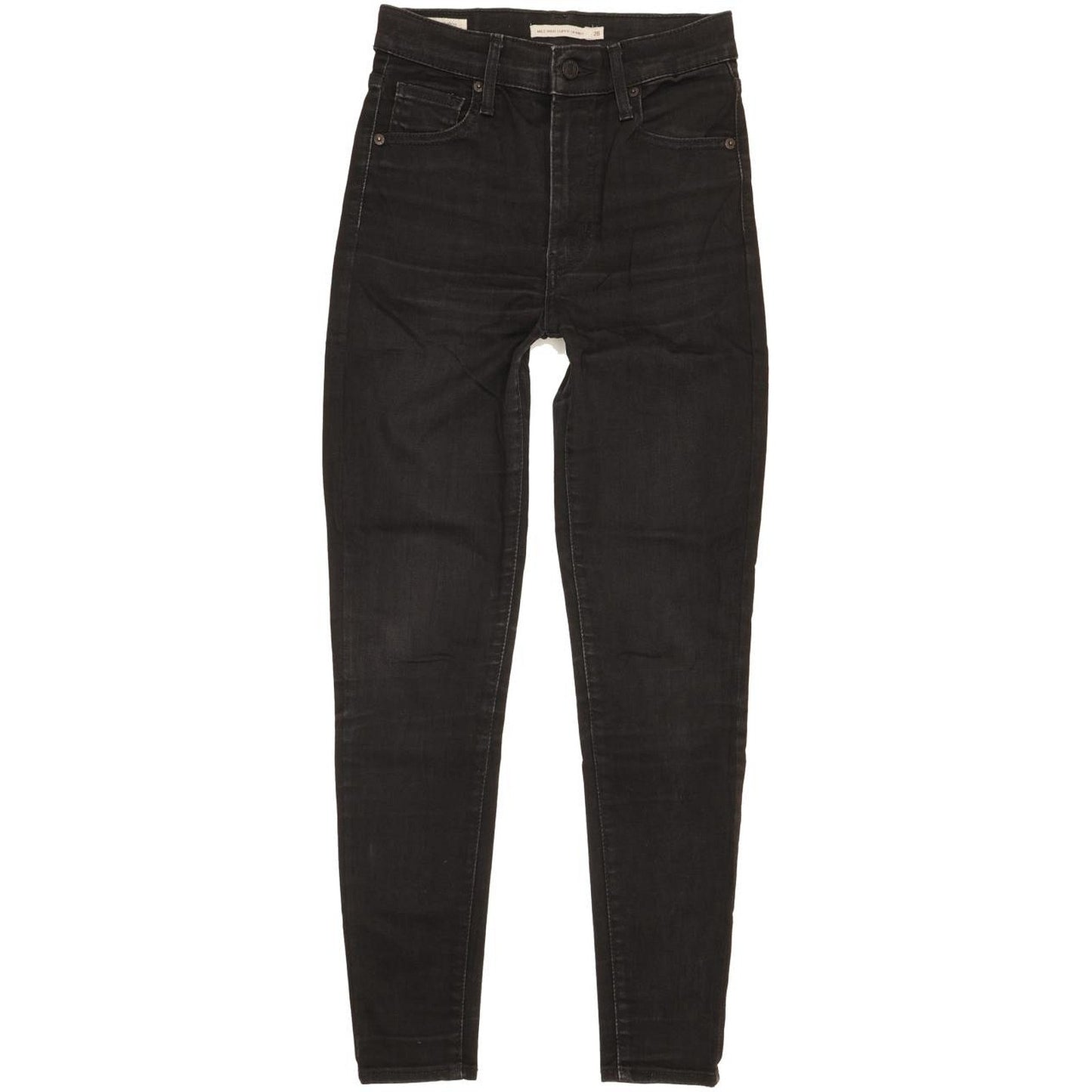 Levi's Mile Women Black Skinny Slim Stretch Jeans W26 L27