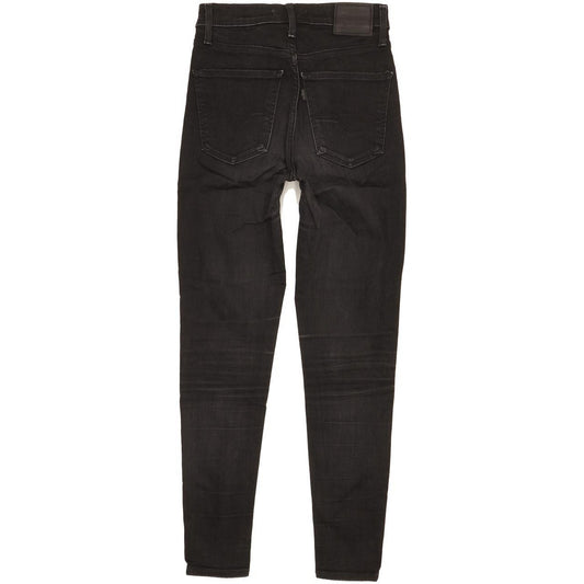 Levi's Mile Women Black Skinny Slim Stretch Jeans W26 L27