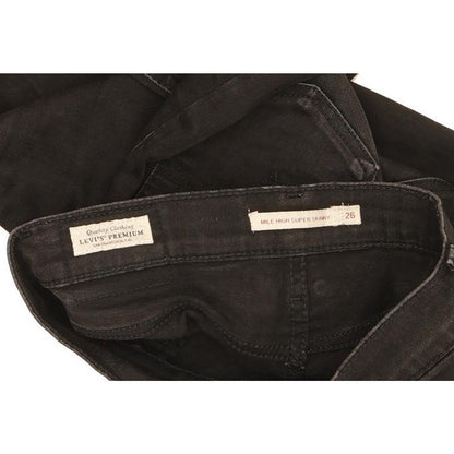 Levi's Mile Women Black Skinny Slim Stretch Jeans W26 L27