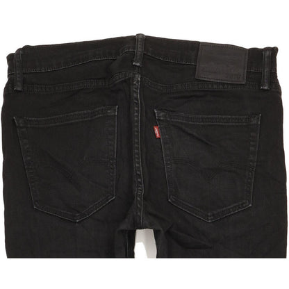 Levi's 512 Men Black Tapered Slim Stretch Jeans W33 L30