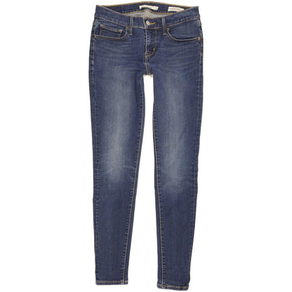 Levi's 710 Super Women Blue Skinny Slim Stretch Jeans W27 L29