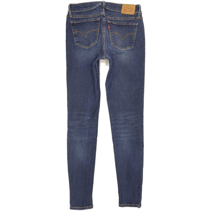 Levi's 710 Super Women Blue Skinny Slim Stretch Jeans W27 L29