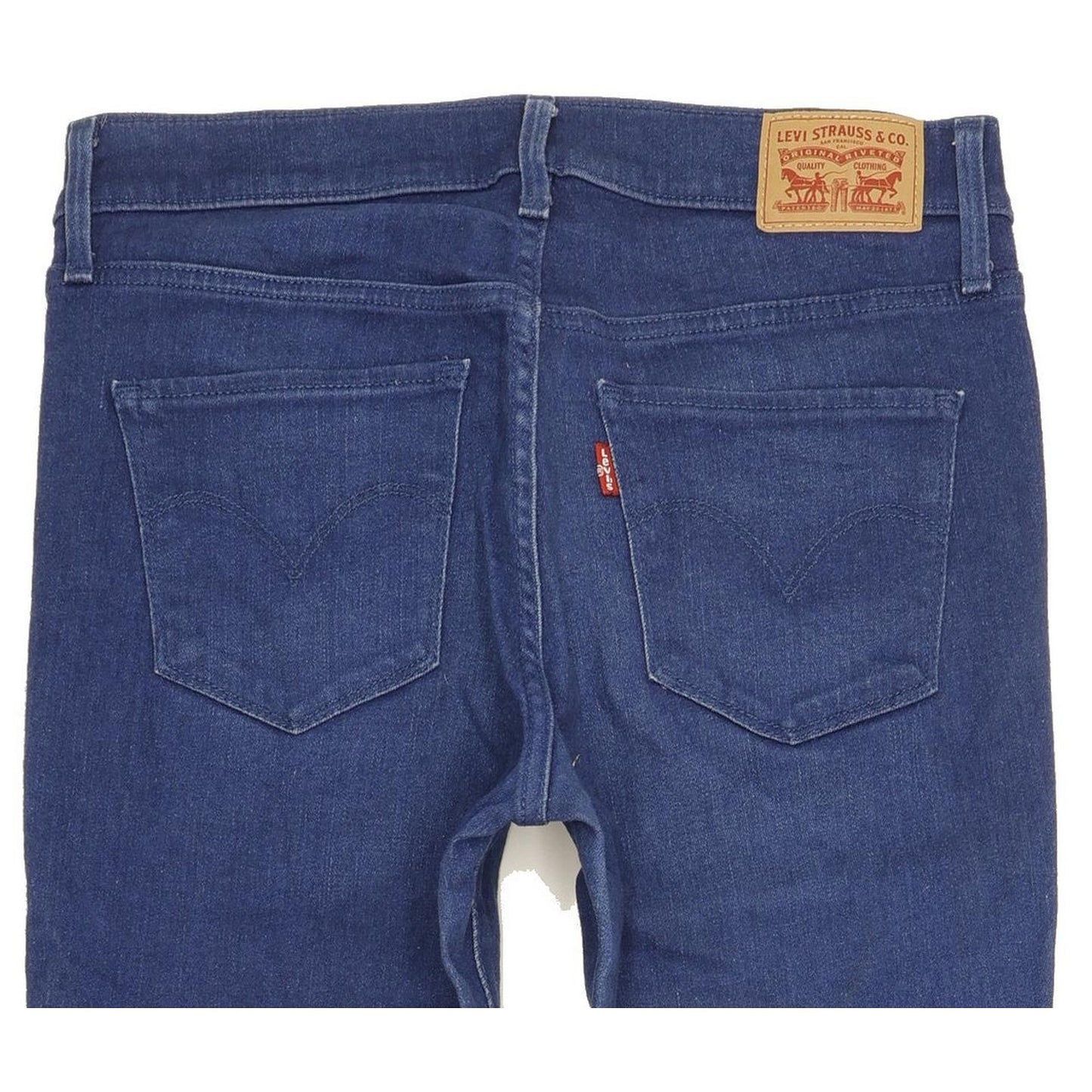 Levi's Women Blue Skinny Slim Stretch Jeans W27 L28