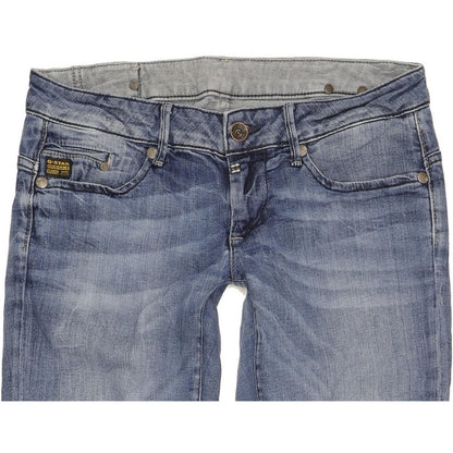 G-Star Midge Women Blue Straight Slim Stretch Jeans W31 L31