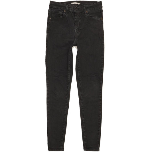 Levi's Mile Black Skinny Slim Stretch Jeans High Waisted W29 L29