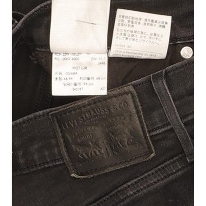 Levi's Mile Black Skinny Slim Stretch Jeans High Waisted W27 L28