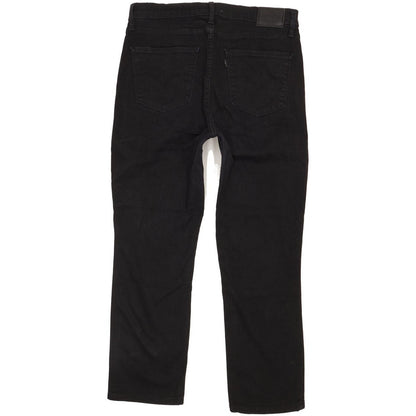 Levi's 724 Black Straight Slim Stretch Jeans High Waisted W31 L26