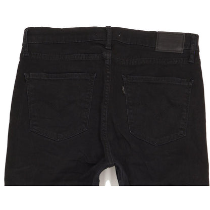 Levi's 724 Black Straight Slim Stretch Jeans High Waisted W31 L26