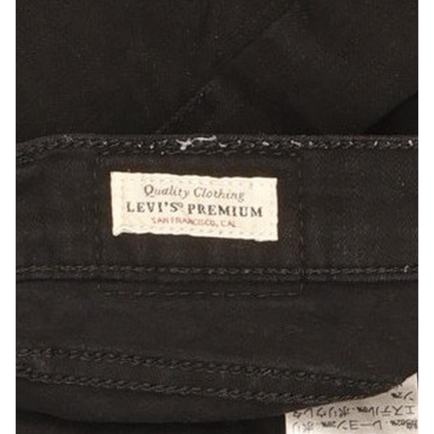 Levi's 724 Black Straight Slim Stretch Jeans High Waisted W31 L26