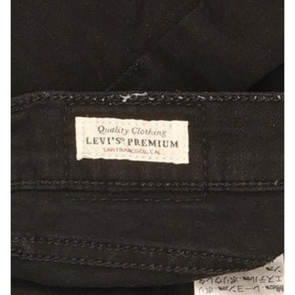 Levi's 724 Black Straight Slim Stretch Jeans High Waisted W31 L26