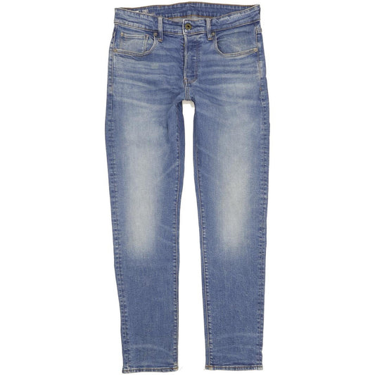 G-Star 3301 Men Blue Tapered Regular Stretch Jeans W31 L31