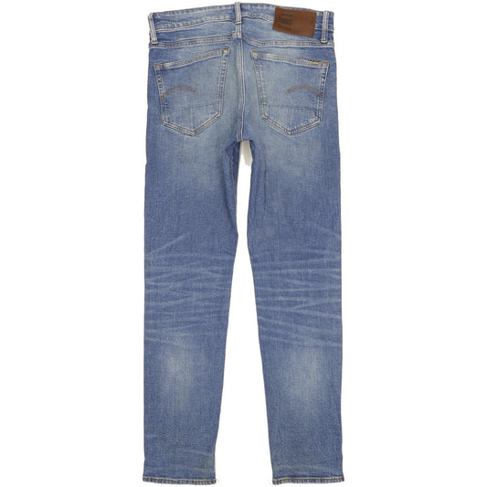 G-Star 3301 Men Blue Tapered Regular Stretch Jeans W31 L31