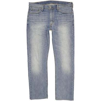 Levi's 513 Men Blue Straight Regular Stretch Jeans W36 L31