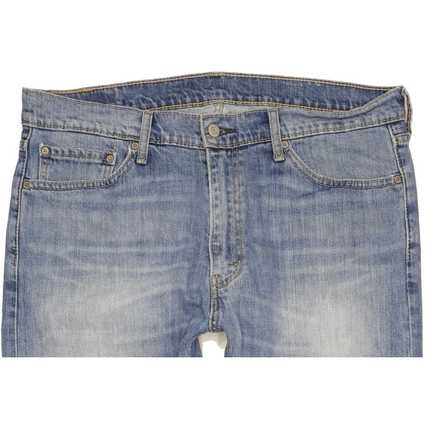 Levi's 513 Men Blue Straight Regular Stretch Jeans W36 L31