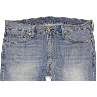 Levi's 513 Men Blue Straight Regular Stretch Jeans W36 L31