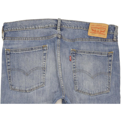 Levi's 513 Men Blue Straight Regular Stretch Jeans W36 L31