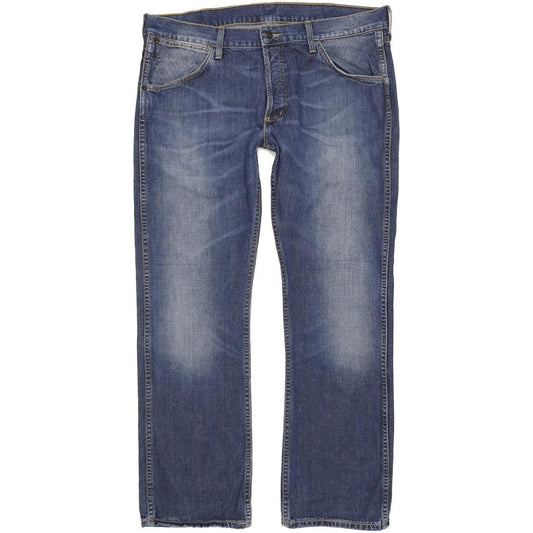 Wrangler 4 RRB Men Blue Straight Regular Jeans W38 L31