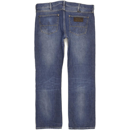 Wrangler 4 RRB Men Blue Straight Regular Jeans W38 L31