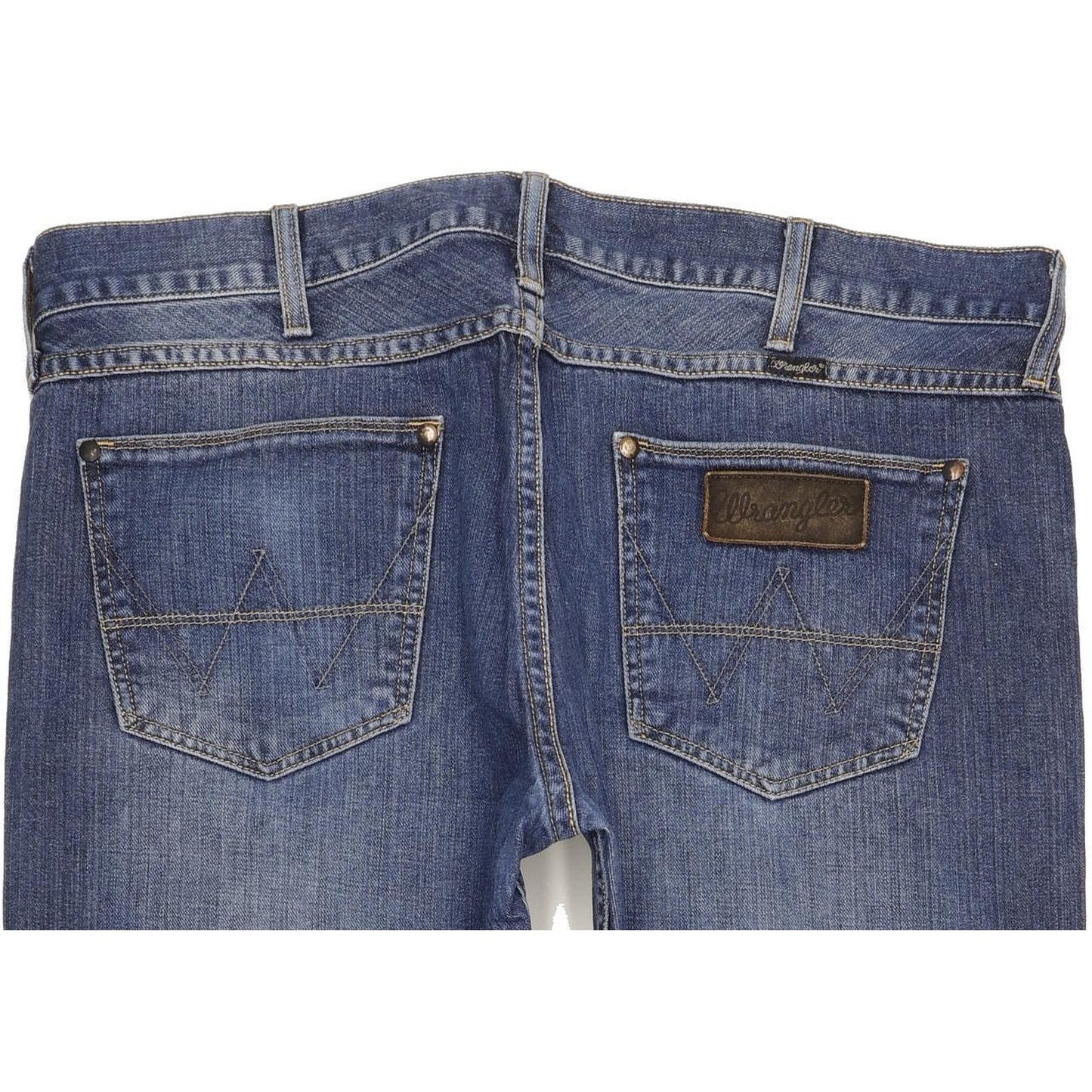 Wrangler 4 RRB Men Blue Straight Regular Jeans W38 L31