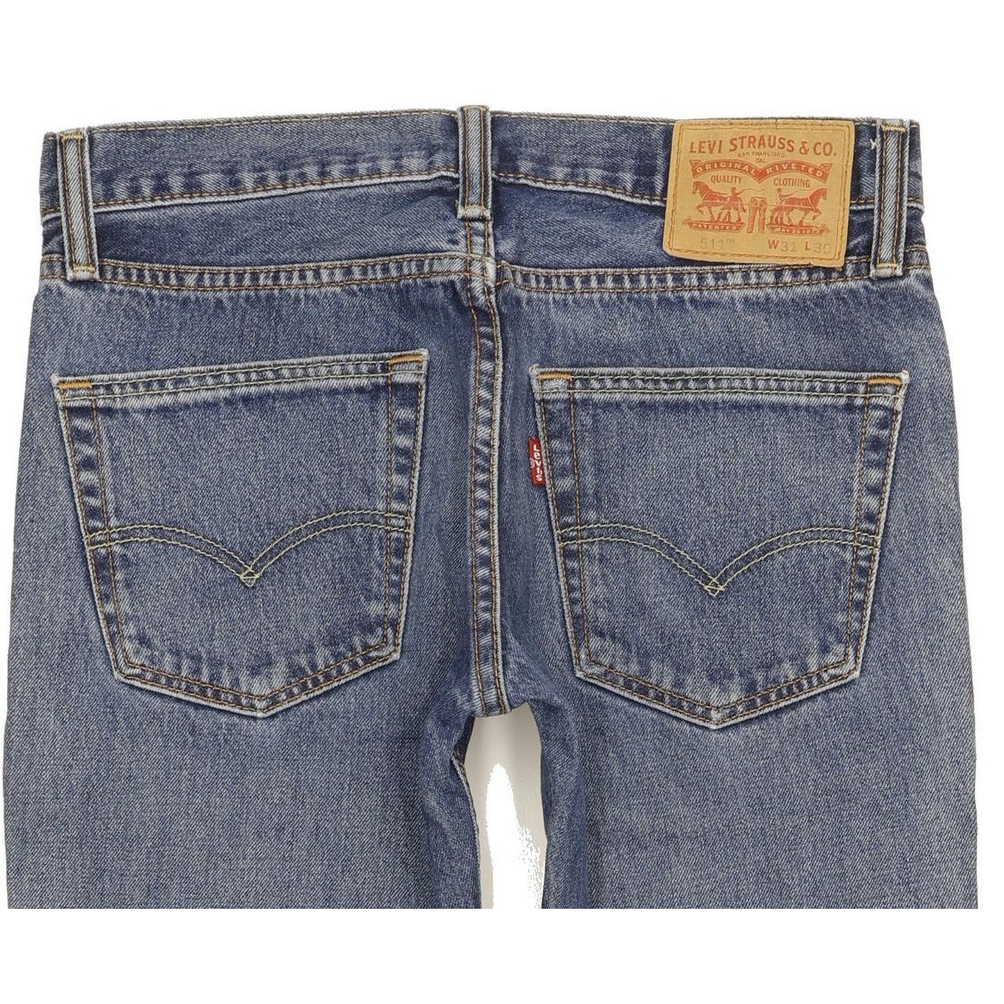 Levi's 511 Men Blue Straight Slim Jeans W31 L28