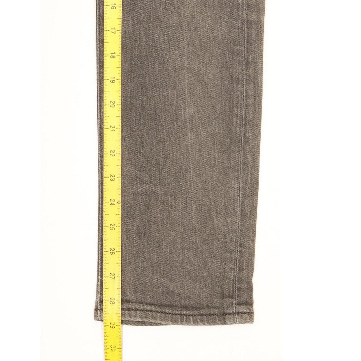 Levi's Men Grey Straight Slim Stretch Jeans W28 L29