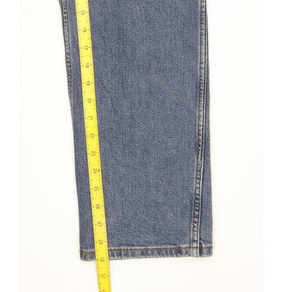 Wrangler Greensboro Men Blue Straight Regular Stretch Jeans W35 L29