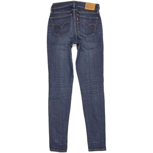 Levi's 710 Super Women Blue Skinny Slim Stretch Jeans W26 L30
