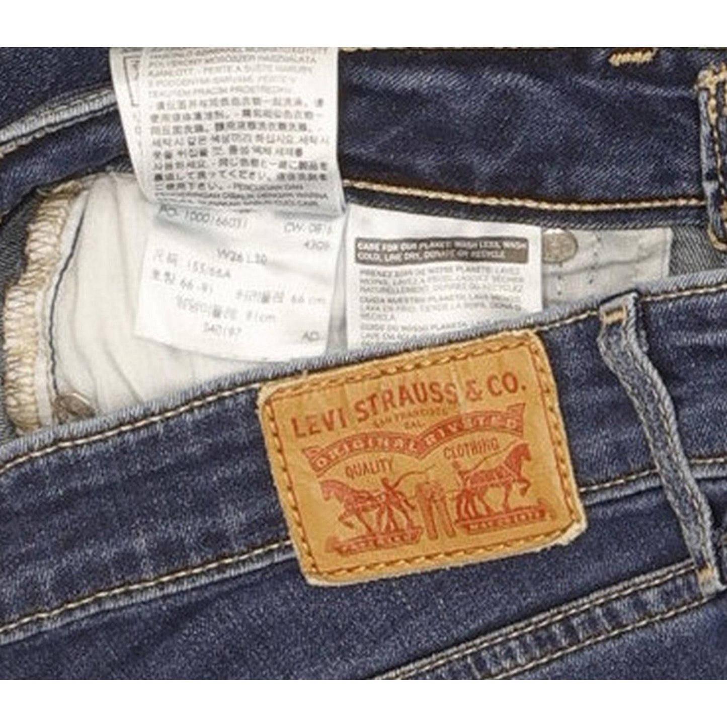Levi's 711 Women Blue Skinny Slim Stretch Jeans W26 L30