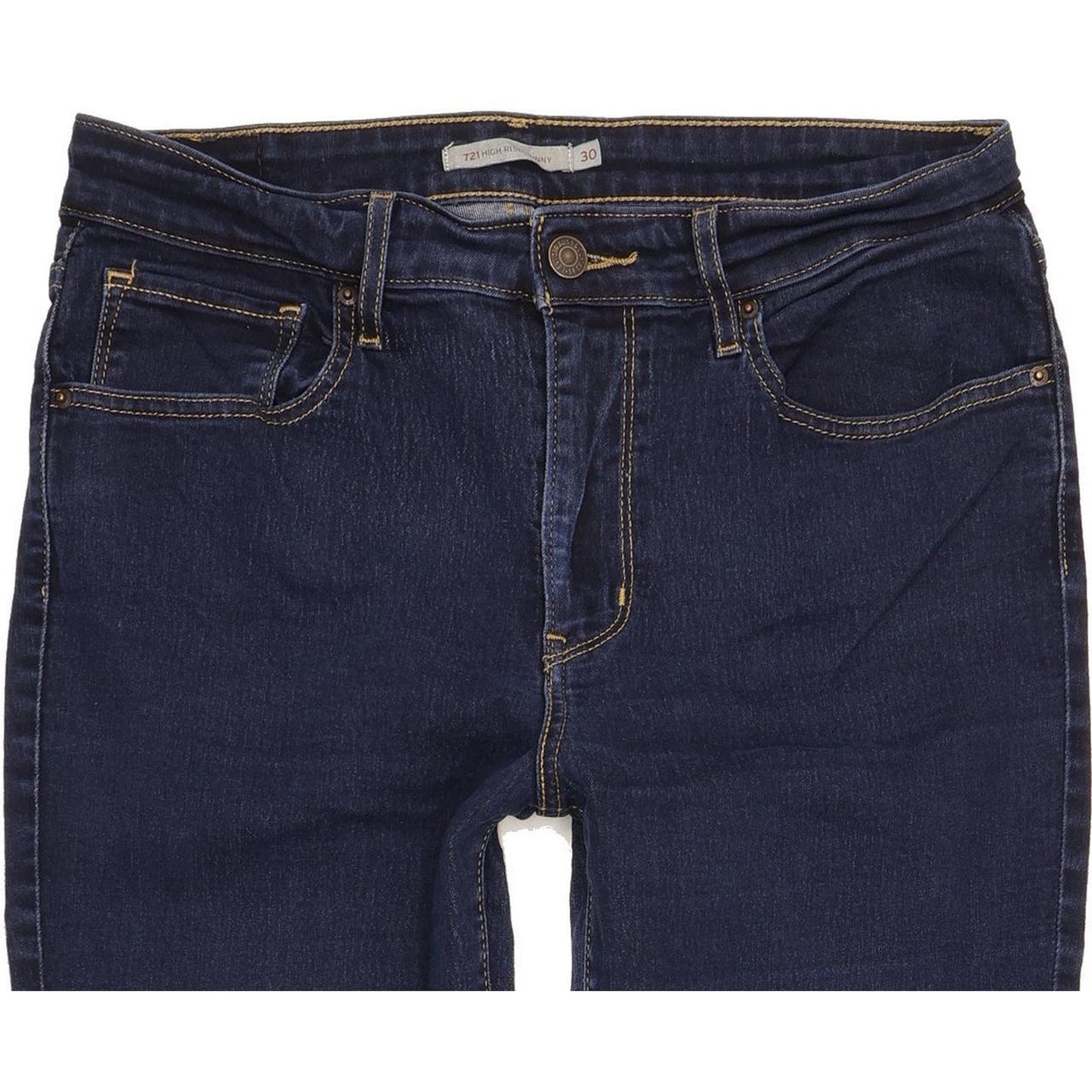 Levi's 721 Women Blue Skinny Slim Stretch Jeans W30 L30