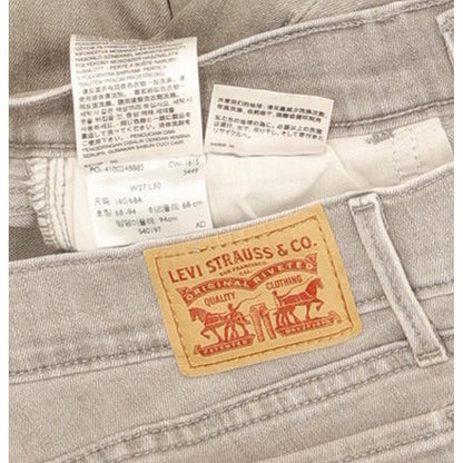 Levi's 710 Super Women Grey Skinny Slim Stretch Jeans W27 L29