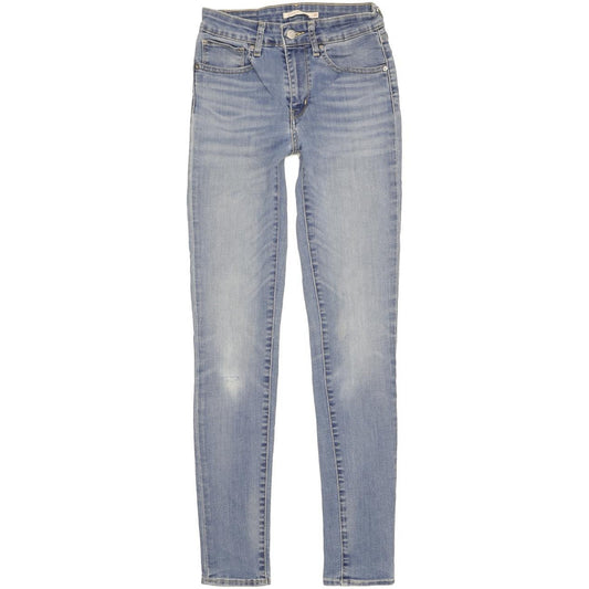 Levi's 721 Women Blue Skinny Slim Stretch Jeans W27 L32