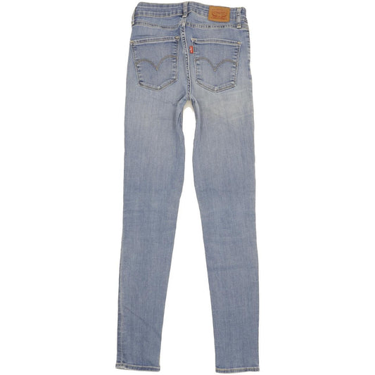 Levi's 721 Women Blue Skinny Slim Stretch Jeans W27 L32