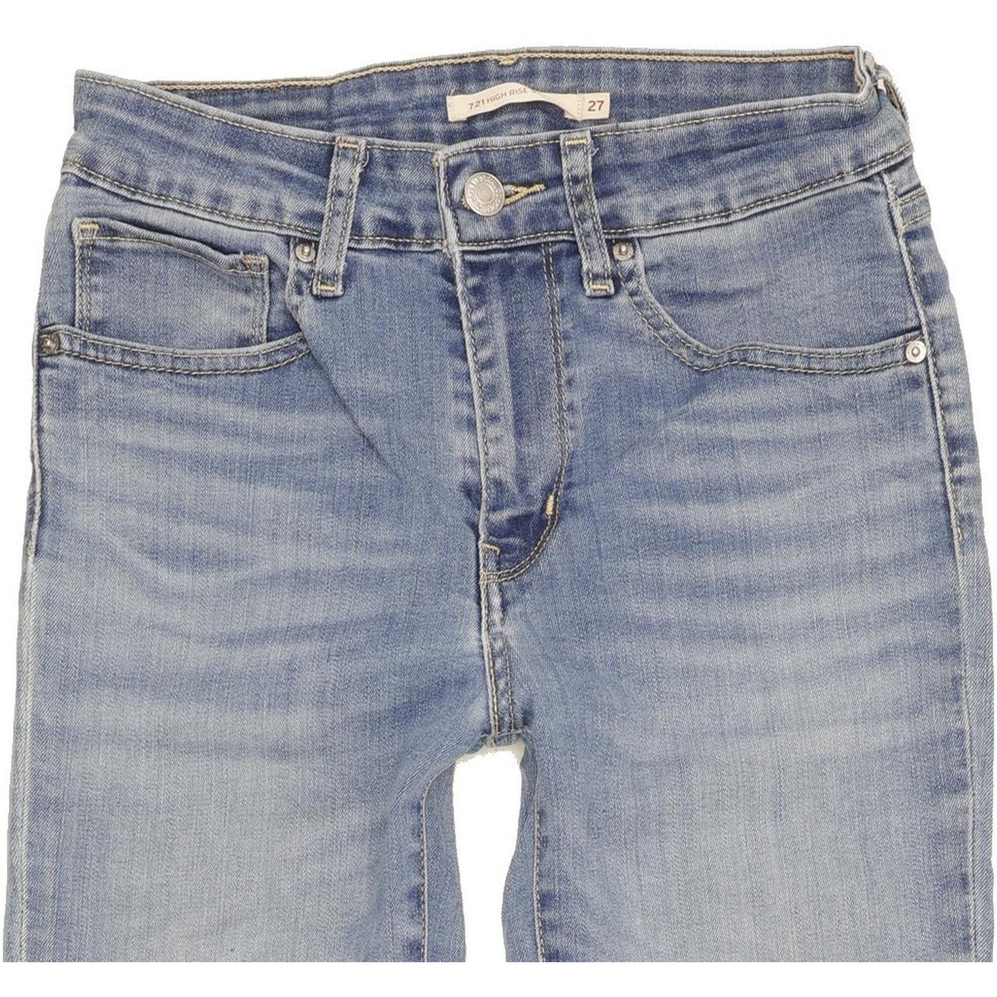 Levi's 721 Women Blue Skinny Slim Stretch Jeans W27 L32