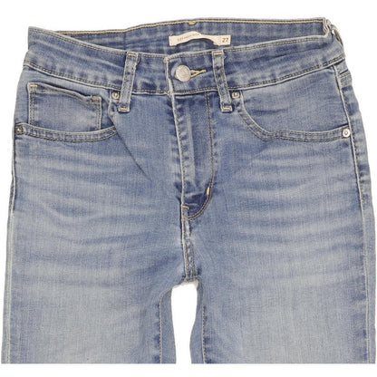 Levi's 721 Women Blue Skinny Slim Stretch Jeans W27 L32