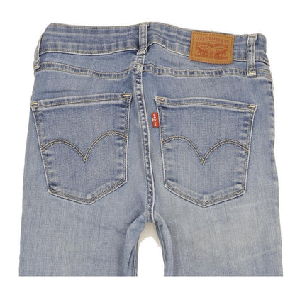 Levi's 721 Women Blue Skinny Slim Stretch Jeans W27 L32