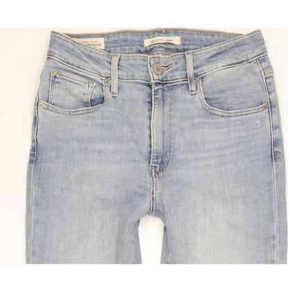Levi's 721 Women Blue Skinny Slim Stretch Jeans W24 L28
