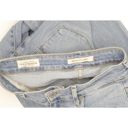 Levi's 721 Women Blue Skinny Slim Stretch Jeans W24 L28