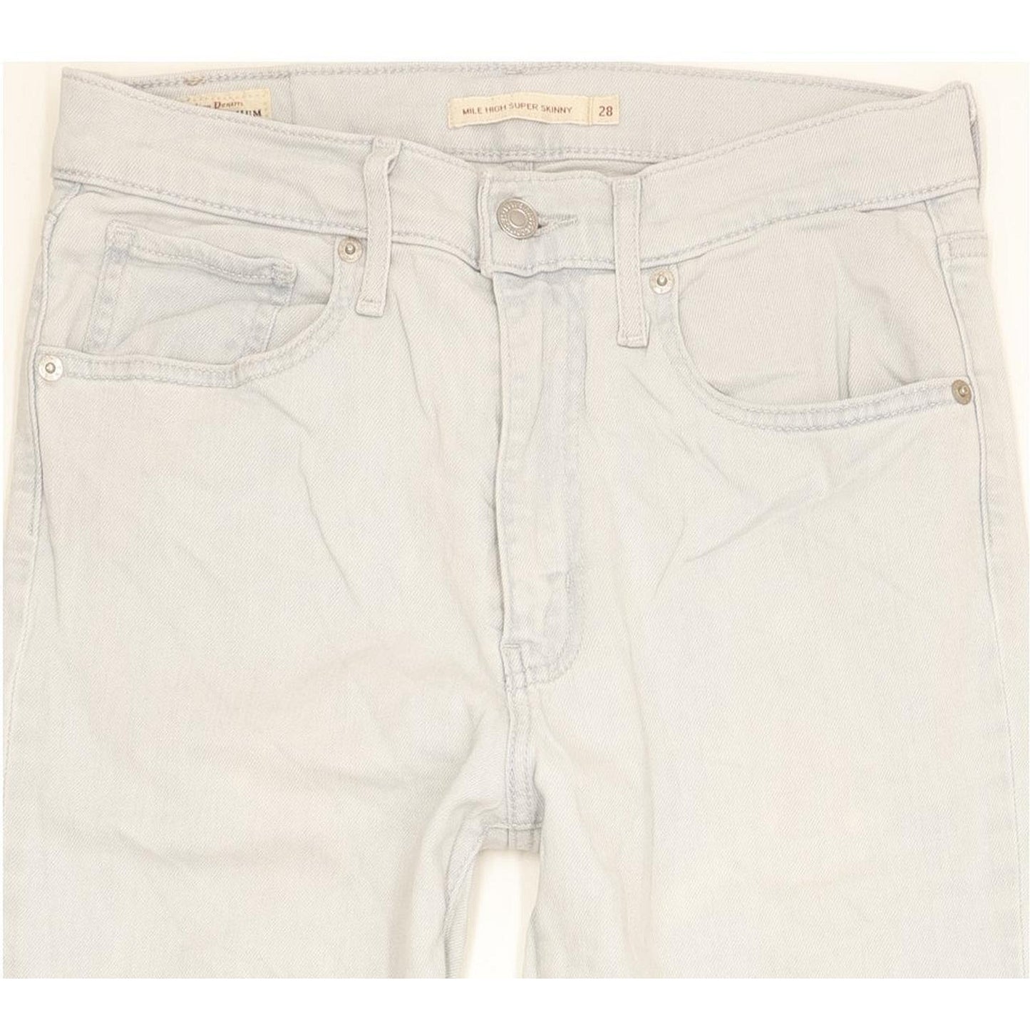Levi's Mile Blue Skinny Slim Stretch Jeans High Waisted W28 L32