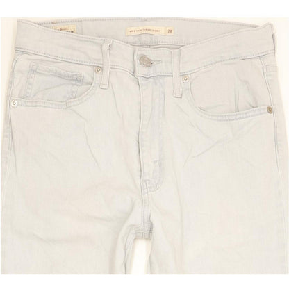 Levi's Mile Blue Skinny Slim Stretch Jeans High Waisted W28 L32
