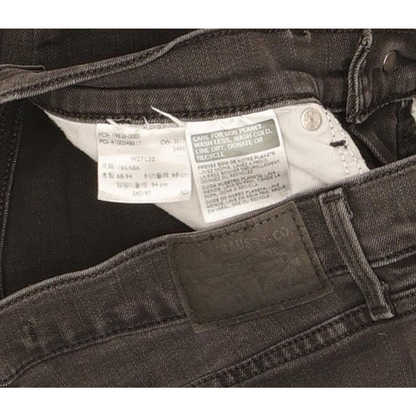 Levi's 311 Shaping Women Black Skinny Slim Stretch Jeans W27 L32