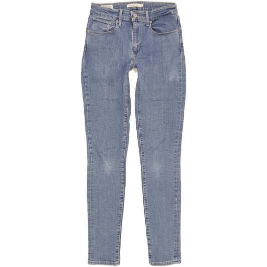 Levi's 721 Women Blue Skinny Slim Stretch Jeans W27 L32