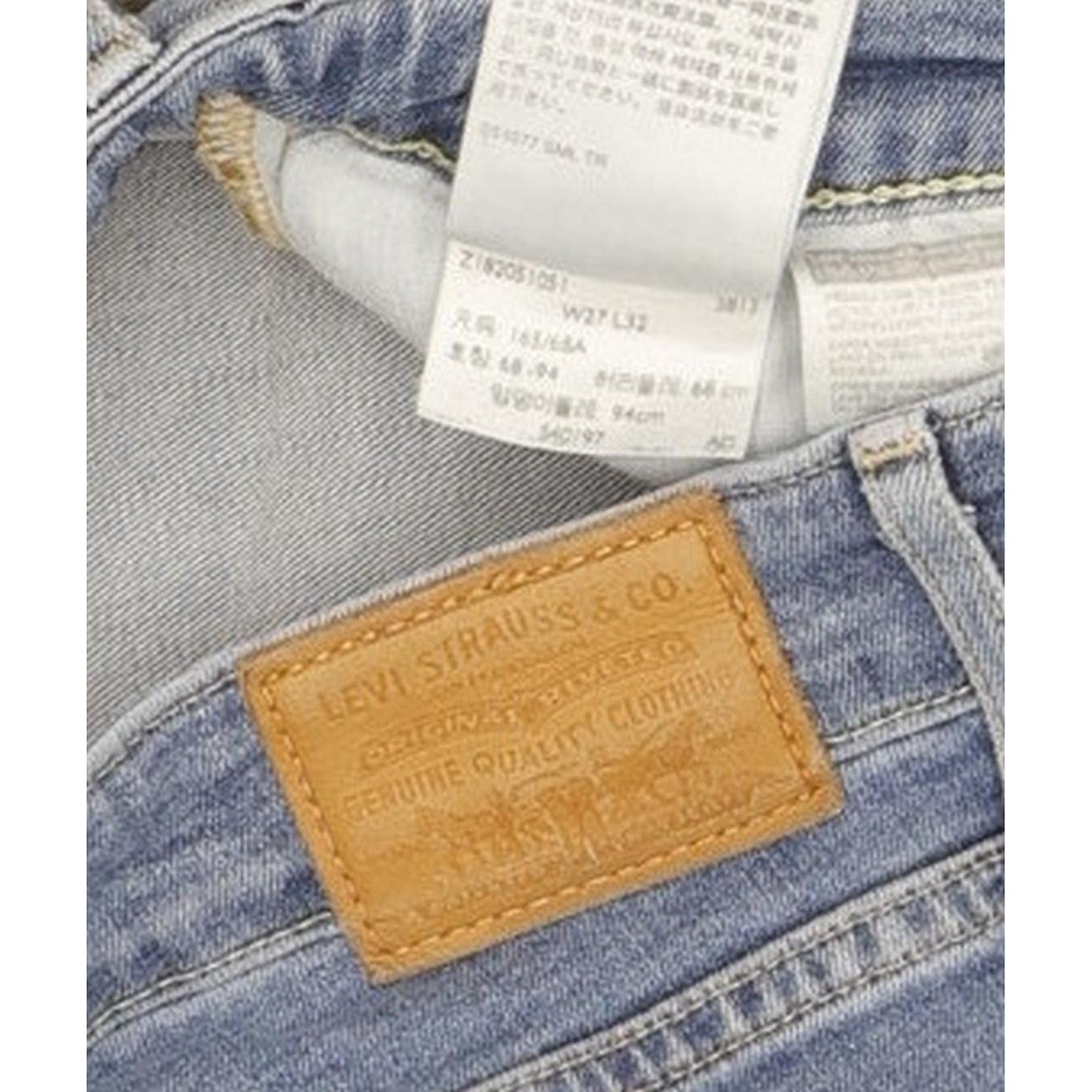 Levi's 721 Women Blue Skinny Slim Stretch Jeans W27 L32