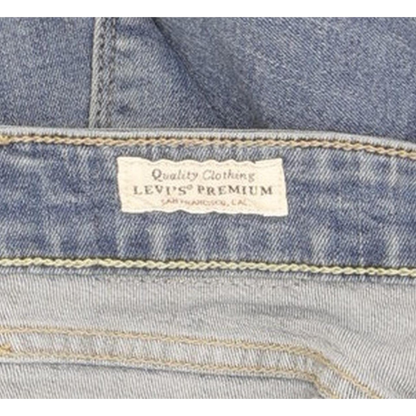 Levi's 721 Women Blue Skinny Slim Stretch Jeans W27 L32