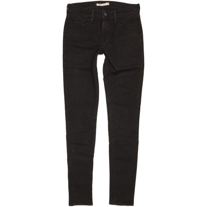 Levi's 710 Super Women Black Skinny Slim Jeans W27 L31