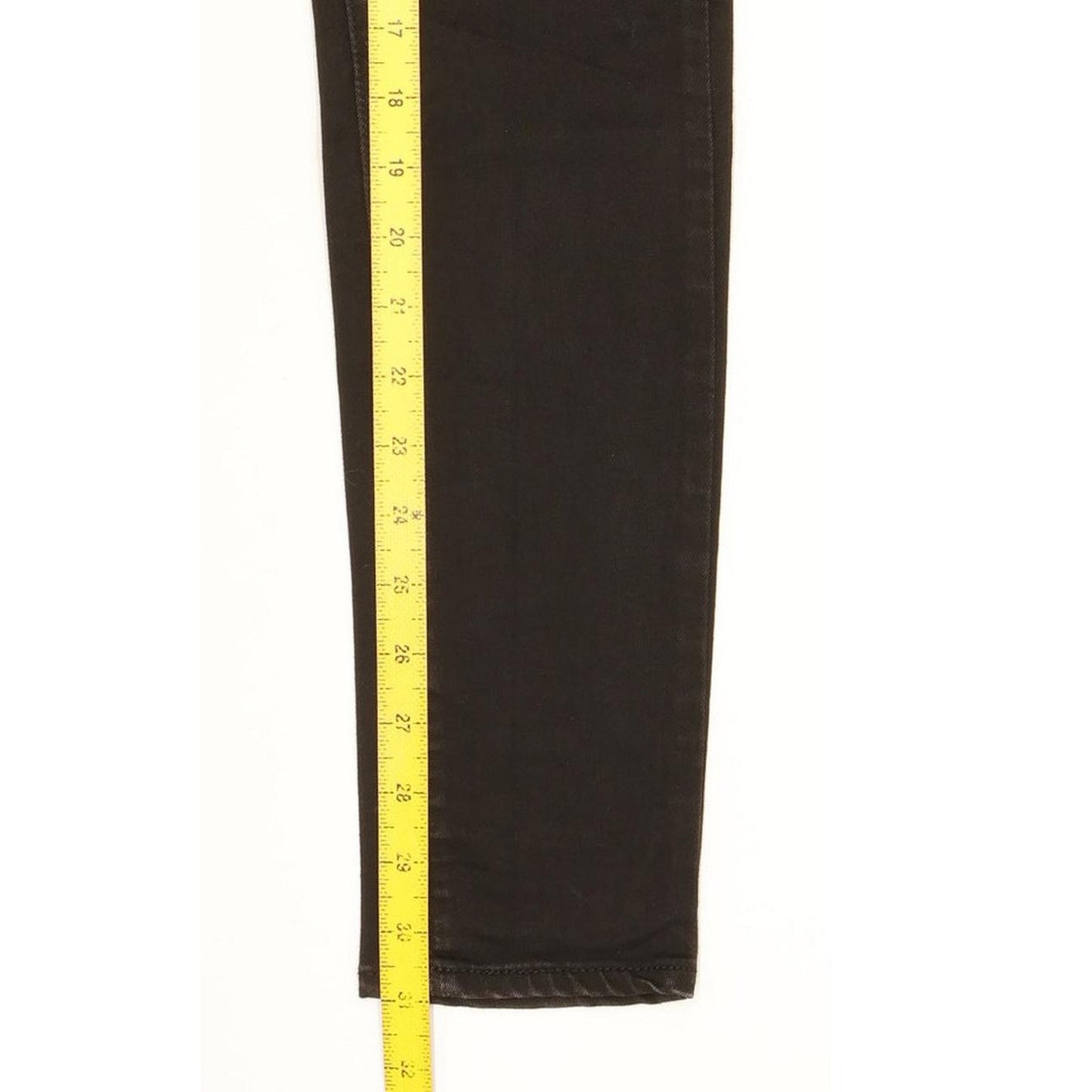 Levi's 710 Super Women Black Skinny Slim Jeans W27 L31