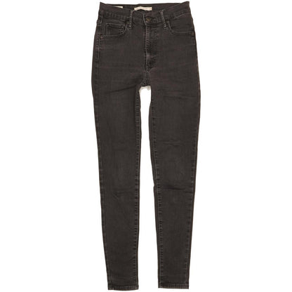 Levi's Mile Women Black Skinny Slim Stretch Jeans W26 L29