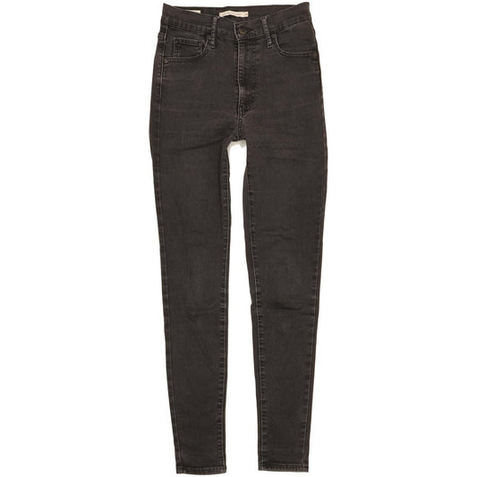 Levi's Mile Women Black Skinny Slim Stretch Jeans W26 L29