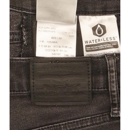 Levi's Mile Women Black Skinny Slim Stretch Jeans W26 L29