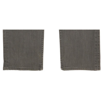 Levi's 504 Men Grey Straight Regular Stretch Jeans W34 L28