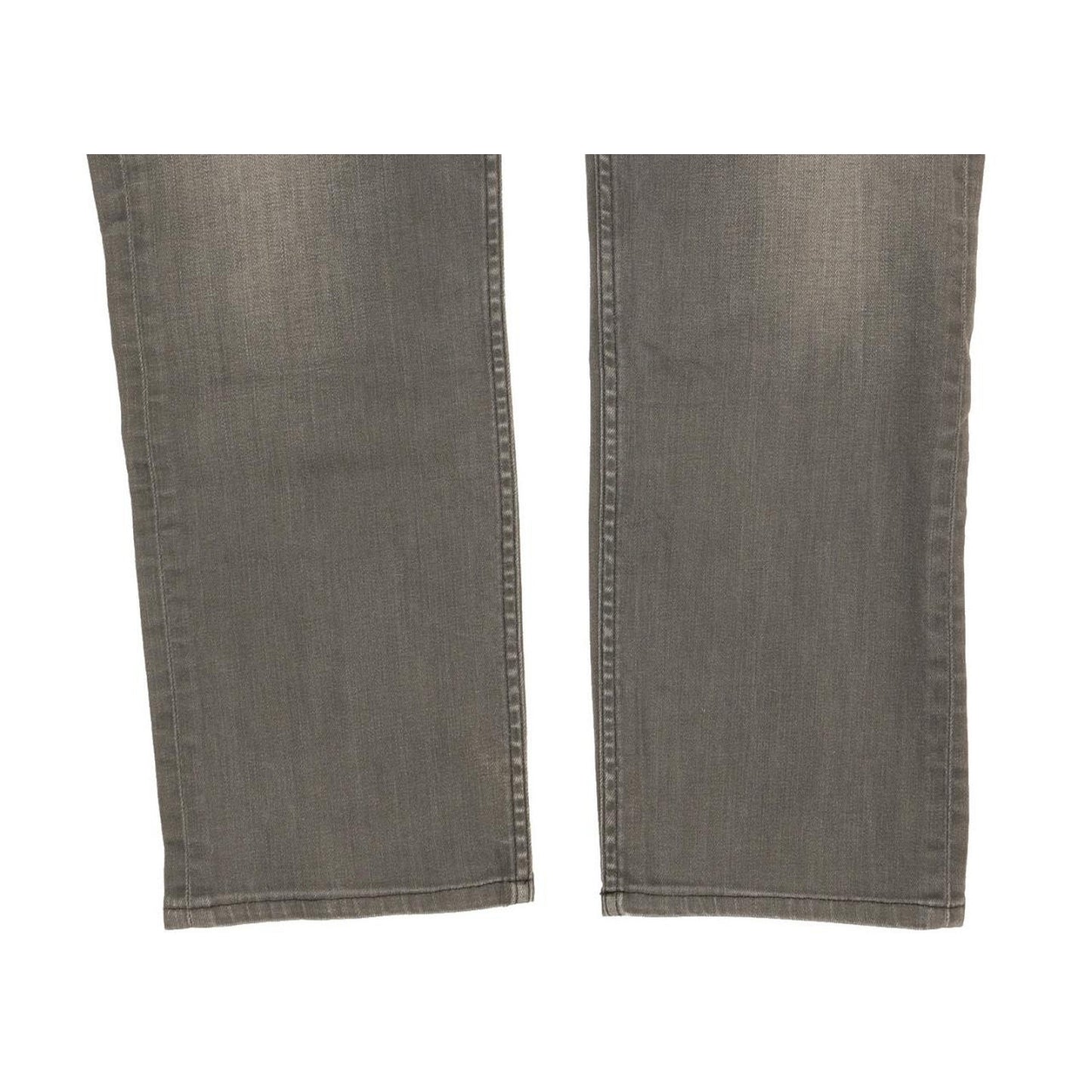 Levi's 504 Men Grey Straight Regular Stretch Jeans W34 L28